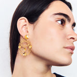 Pendientes Luna Oval