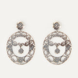 Pendientes Luna Oval
