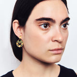 Pendientes Luna Joven con cristales