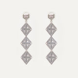 Pendientes Tres Rombos Pla