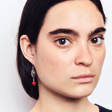 Ethnic Earrings with a gemstone