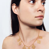 Collar Siete Rombos Pla
