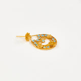 Pendientes Luna Joven con cristales