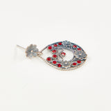 Pendientes Luna Joven con cristales