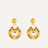 Pendientes Luna Joven con cristales