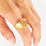 Anillo Sello Oval Joven Dolores