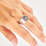Anillo Sello Cuadrado Joven Dolores