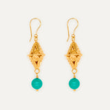 Ethnic Earrings with a gemstone