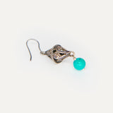Ethnic Earrings with a gemstone