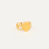 Anillo Sello Oval Margarita