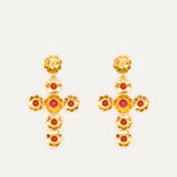 Pendientes Cruz de Sant Elm con piedras