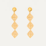 Pendientes Tres Rombos Pla