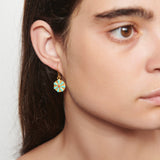 Pendientes Flor Fenicia esmaltada