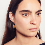 Ethnic Earrings with a gemstone