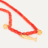 Collar de Coral Petit Posidonio x Botón Jupetí