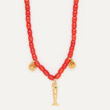Collar de Coral Petit Posidonio x Botón Jupetí