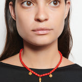 Collar de Coral Petit Posidonio x Botón Jupetí