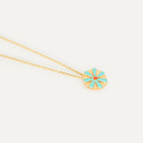 Colgante Flor Fenicia esmaltada