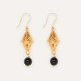 Ethnic Earrings with a gemstone