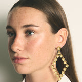 Pendientes Rombo de Flores