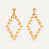 Pendientes Rombo de Flores