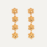 Pendientes Cuatro Flores de Flores