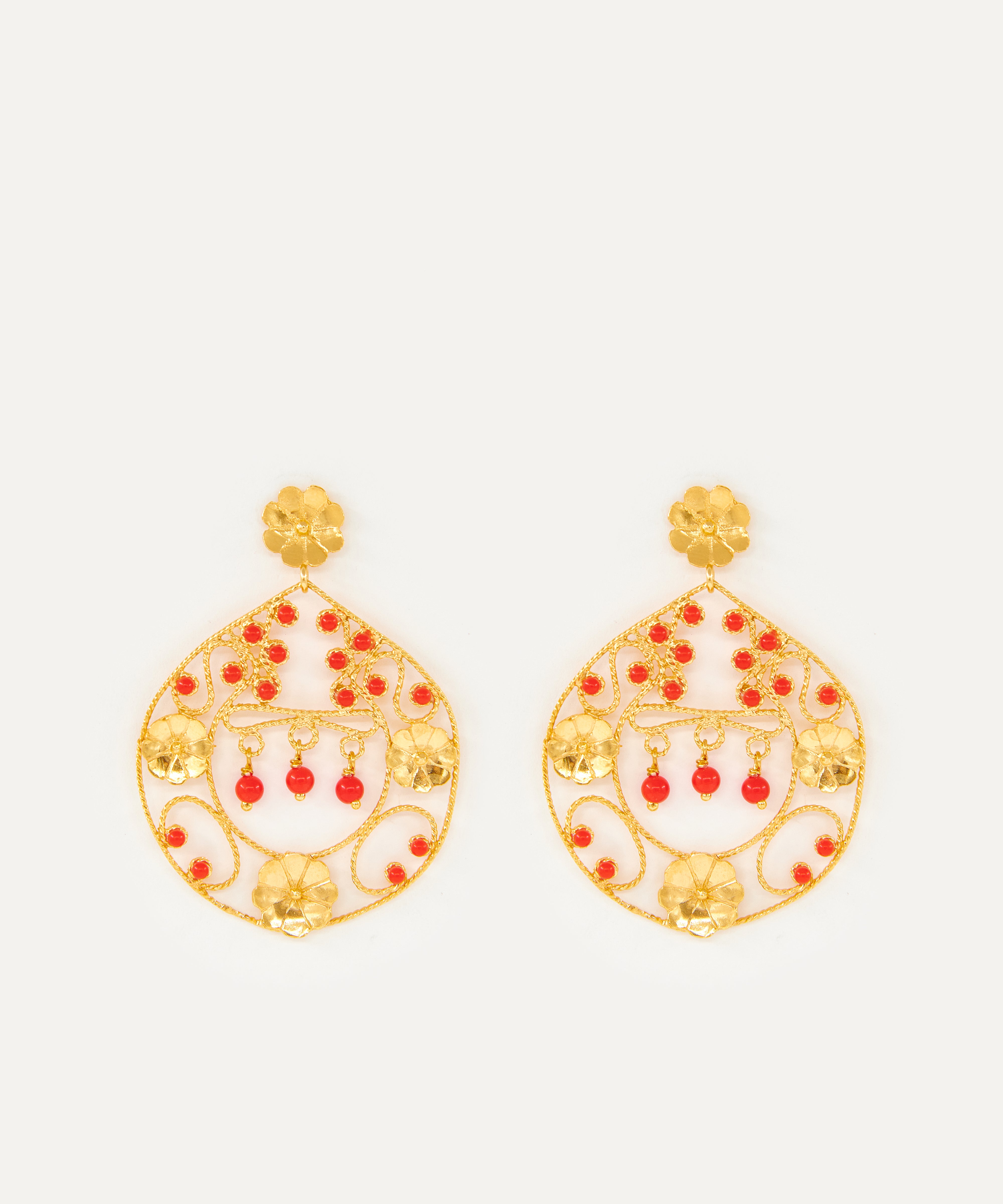 Mediterranean Moon Earrings