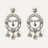 Pendientes Luna Oval Petit de Flores