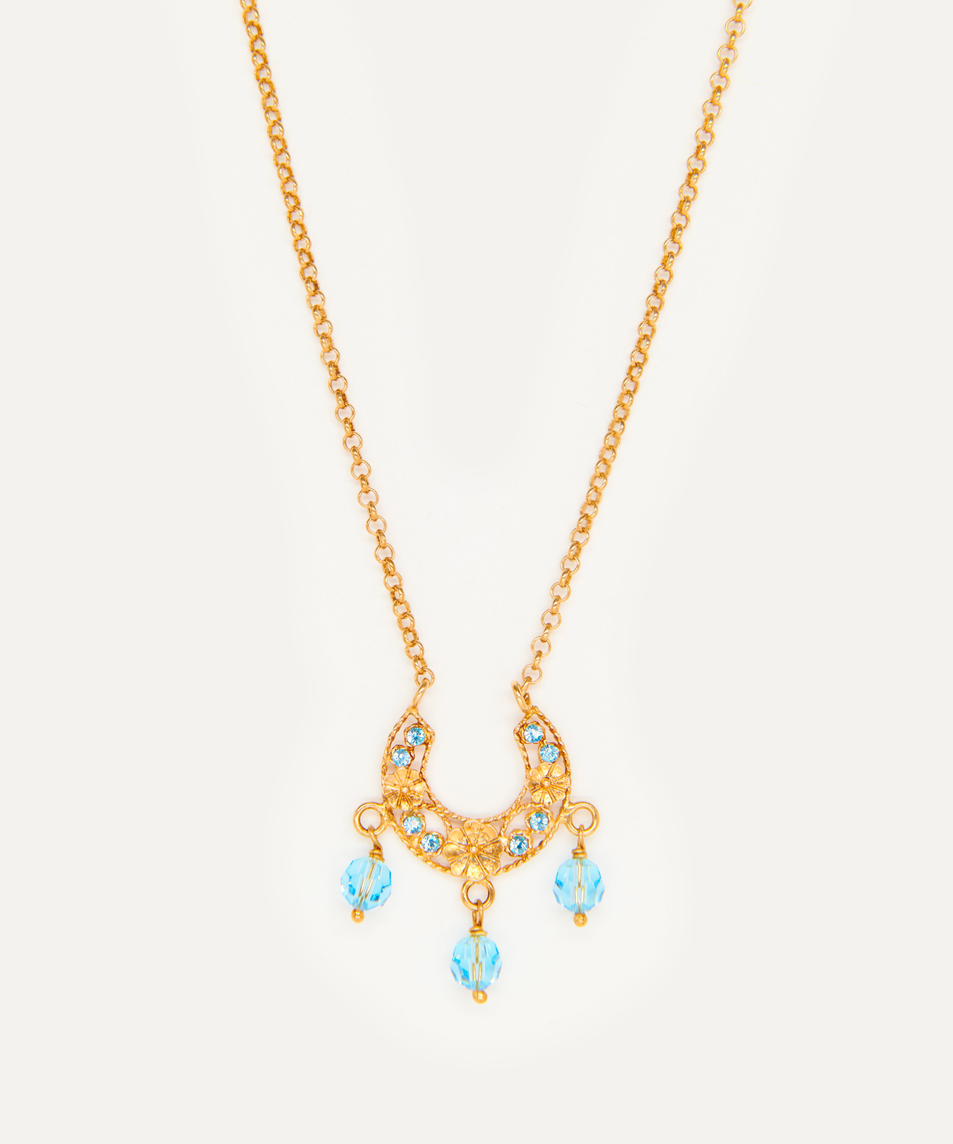 Collar Luna Joven con colgantes