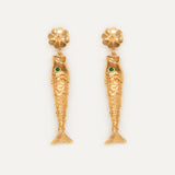Pendientes Posidonio Flor