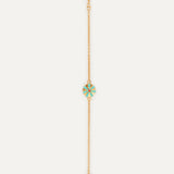 Enameled Phoenician Flower Bracelet