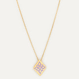 Enameled Phoenician Rhombus Pendant