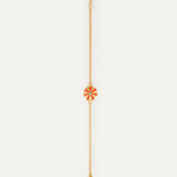 Enameled Phoenician Flower Bracelet