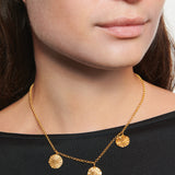 Three Phoenician Flowers Necklace