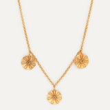 Three Phoenician Flowers Necklace