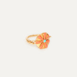 Anillo Flor Fenicia esmaltada