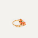 Anillo Flor Fenicia esmaltada