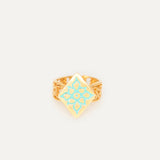 Anillo Rombo Fenicio esmaltado