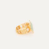 Anillo Rombo Fenicio esmaltado