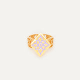 Anillo Rombo Fenicio esmaltado