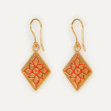 Pendientes Rombo Fenicio esmaltado