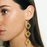 Pendientes Triple Encreuament