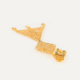 Pendientes Rombo Pla Petit con Ave María