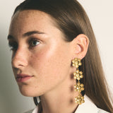 Pendientes Cuatro Flores de Flores